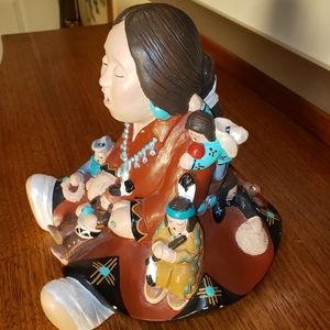 Signed Native American Sculpture